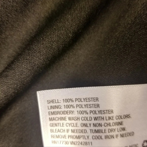 Women's black jacket floral Blouse lining full zip various sizes - Picture 5 of 8